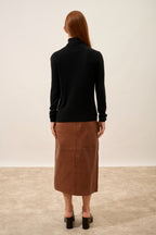 Pull Col Roulé - Ava - Noir