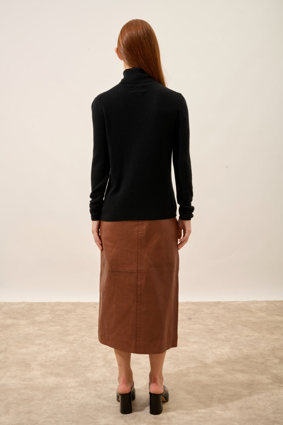 Pull Col Roulé - Ava - Noir