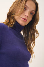Jersey Cuello Vuelto - Ava - Purple
