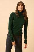 Roll-Neck Jumper - Ava - Cypress