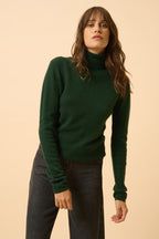 Roll-Neck Jumper - Ava - Cypress