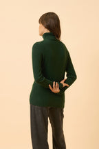 Roll-Neck Jumper - Ava - Cypress