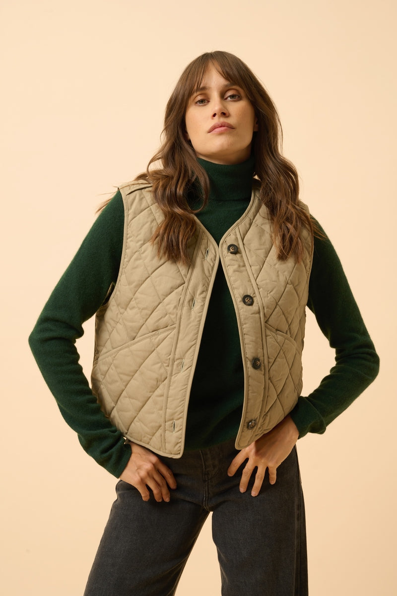 Roll-Neck Jumper - Ava - Cypress