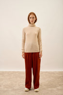 Pull Col Roulé - Ava - Sable