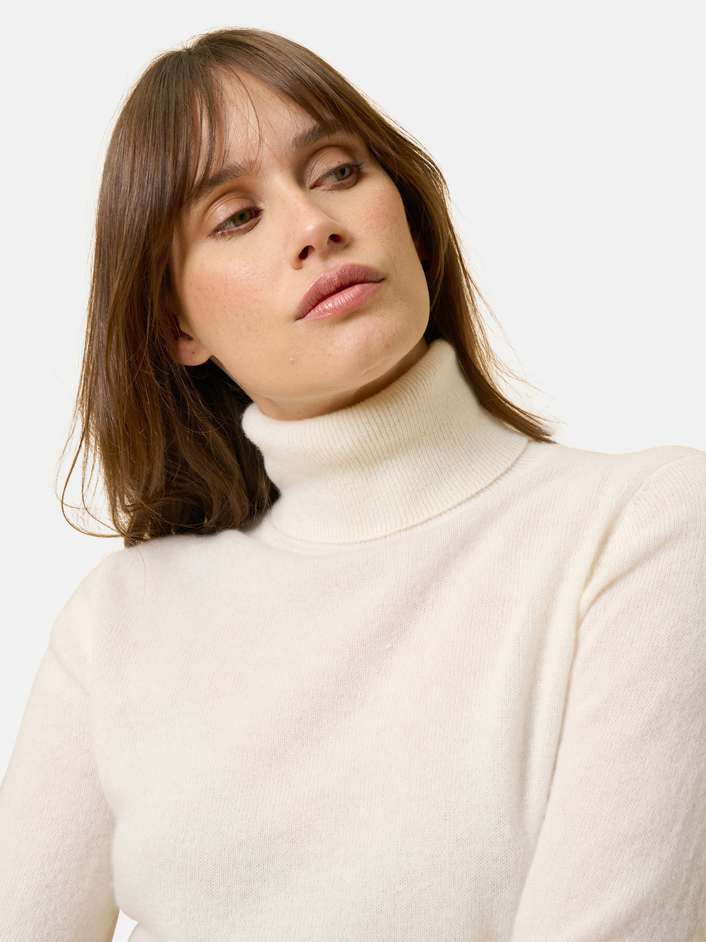 Jersey de cuello alto - Ava - Nieve