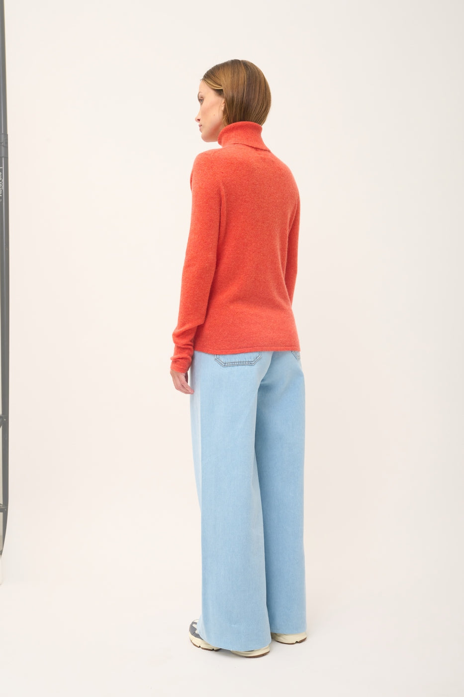Jersey Cuello Vuelto - Ava - Naranja Chiné
