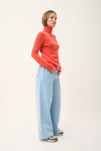 Jersey Cuello Vuelto - Ava - Naranja Chiné