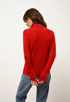 Just Cashmere - Roll-Neck Jumper - Ava - Red