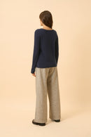 Pull Col Bateau - Grace - Navy