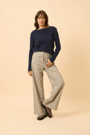 Pull Col Bateau - Grace - Navy