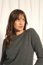 Jersey Cuello Barco - Grace - Gris Marengo Vigoré