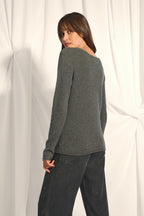 Jersey Cuello Barco - Grace - Gris Marengo Vigoré