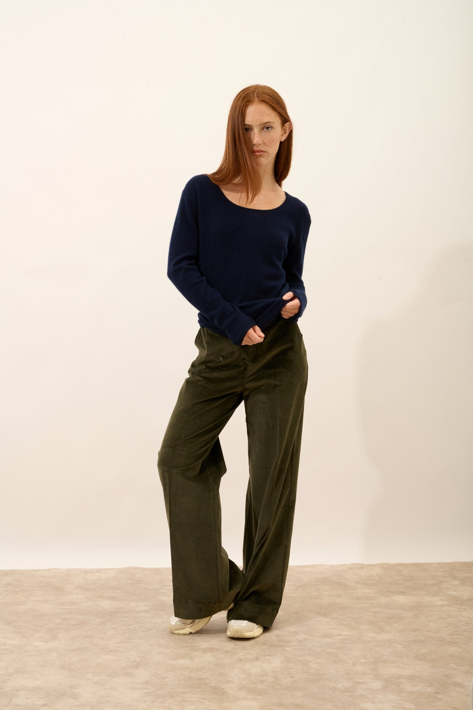 Pull Col Bateau - Fiona - Navy