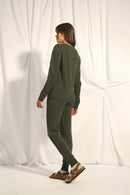 Pull Col Bateau - Fiona - Kaki
