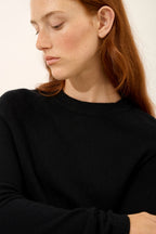 Pull Col Rond - Jane - Noir