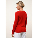 Pull Col Rond Vivian - 100% Cachemire 2 Fils - Rouge - Femme