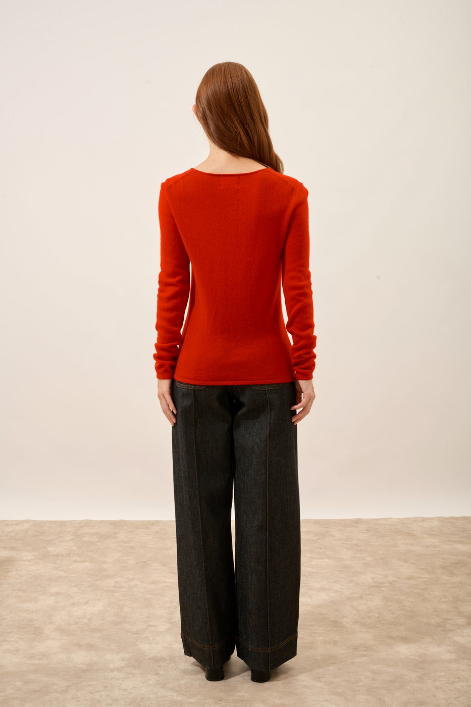 Jersey de Cuello Redondo - Vivian - Rojo