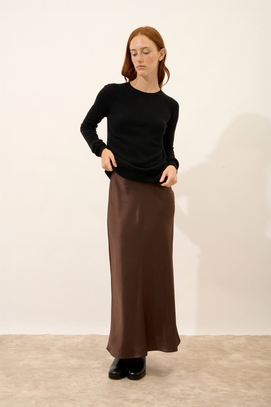 Pull Col Rond - Helen - Noir