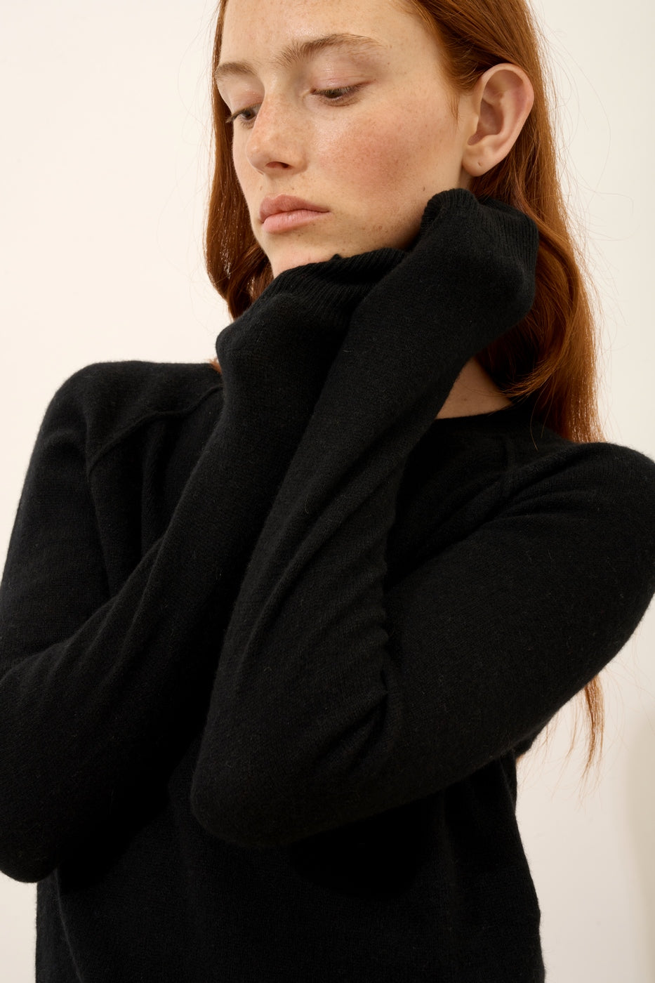 Pull Col Rond - Helen - Noir