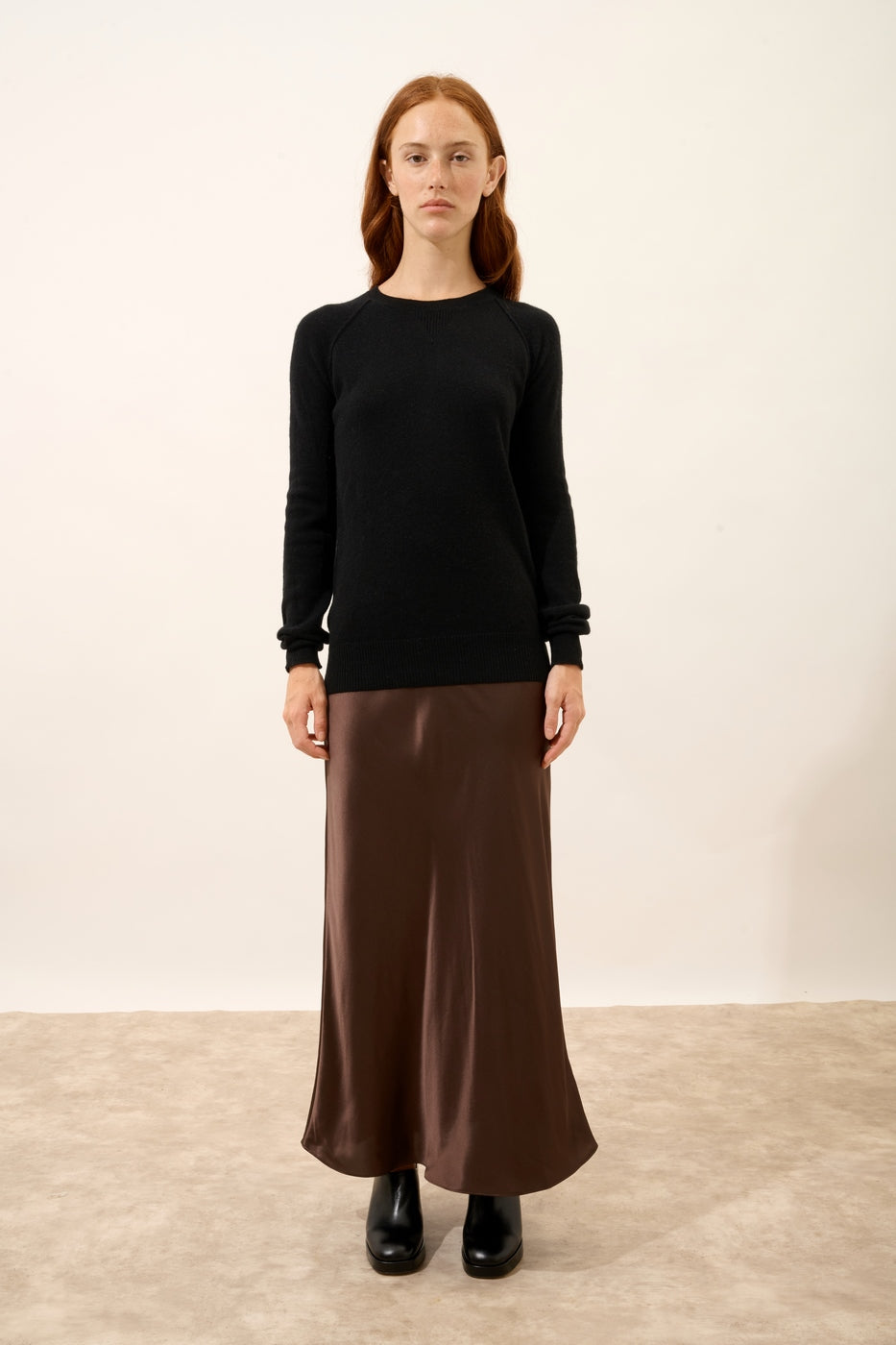 Pull Col Rond - Helen - Noir