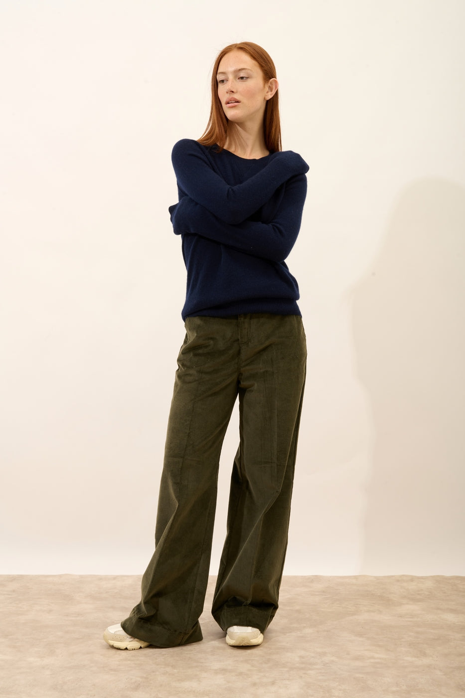 Pull Col Rond - Helen - Navy