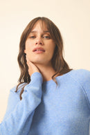 Pull Col Rond - Helen - Sky