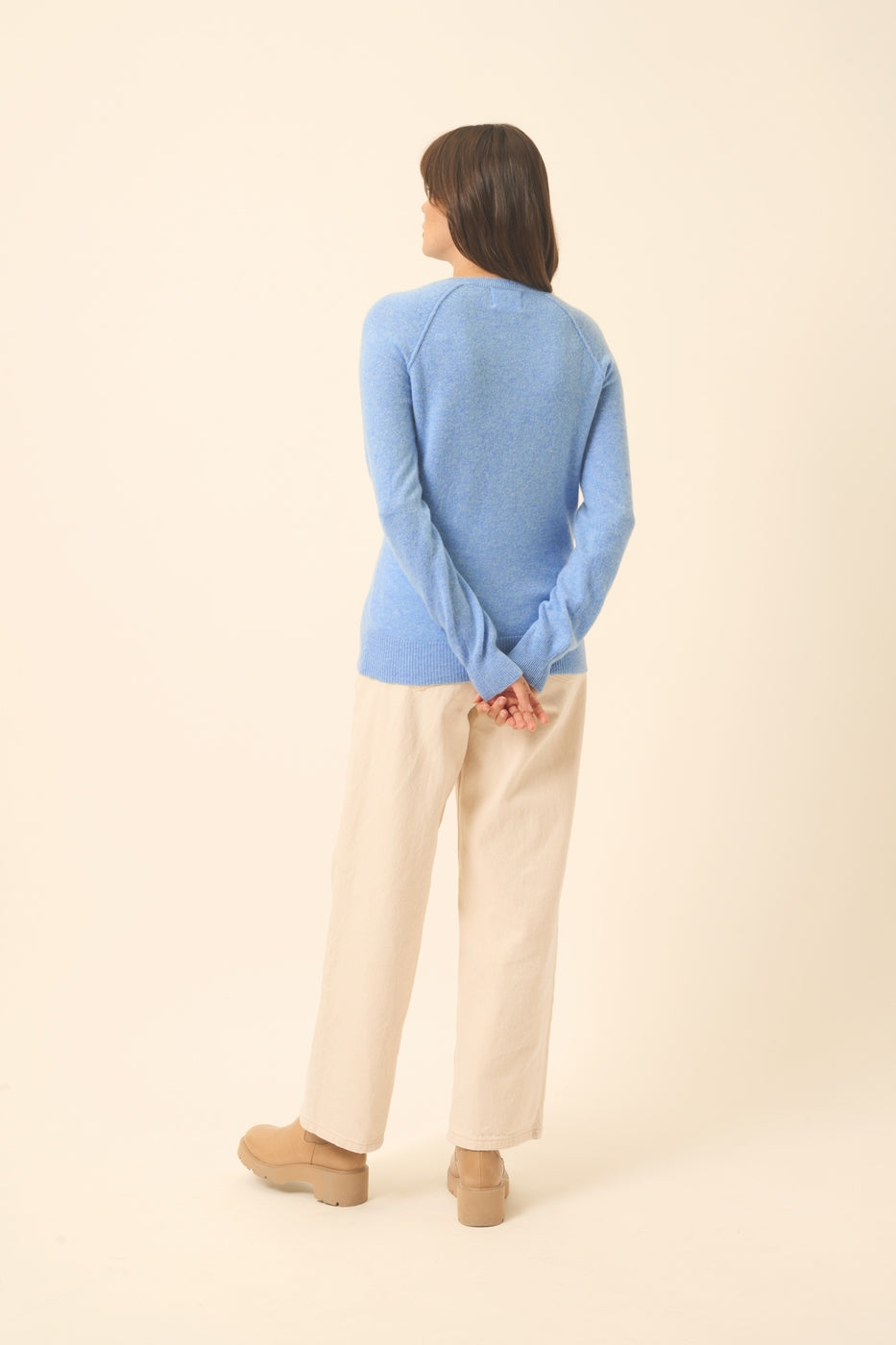 Jersey Cuello Redondo - Helen - Sky