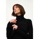 Cashmere Just - Karen Jersey Cuello Redondo - Negro - 100% Cachemira 2 Hilados - Mujer