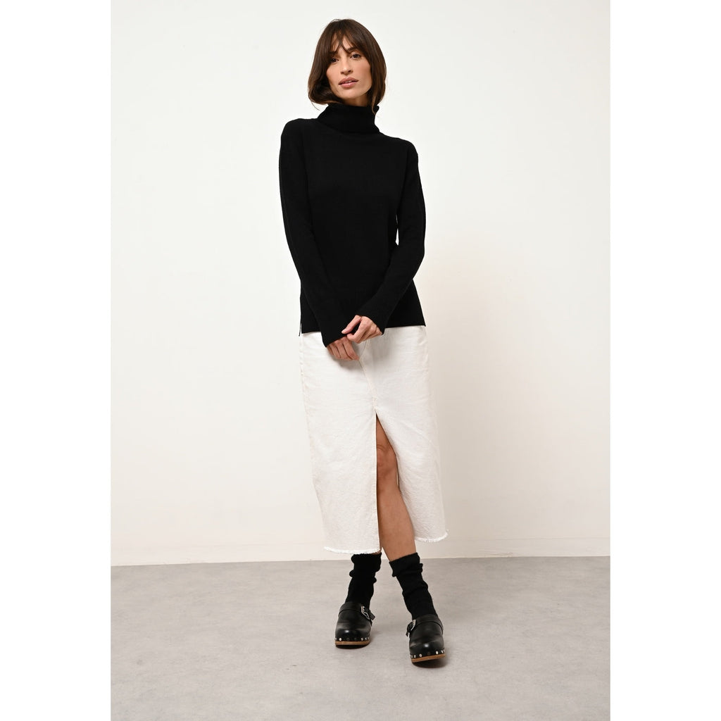 Pull Col Rond - Karen - Noir
