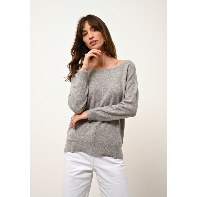 Pull Col Rond - Karen - Nuage Chiné