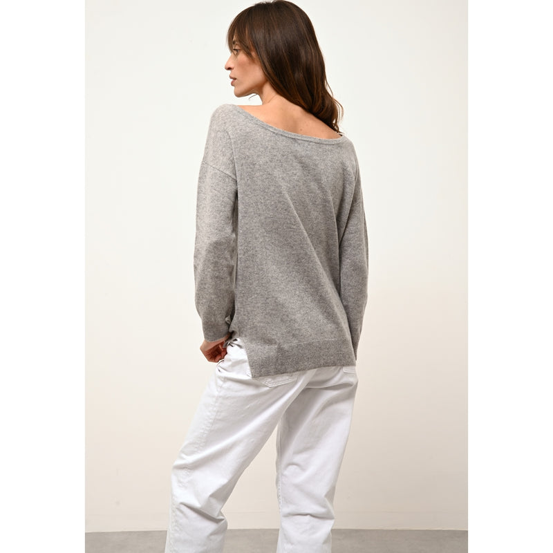 Pull Col Rond - Karen - Nuage Chiné