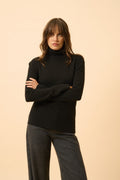 Jersey Cuello Vuelto - Lexie - Negro