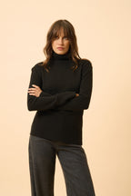 Jersey Cuello Vuelto - Lexie - Negro