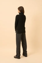 Jersey Cuello Vuelto - Lexie - Negro