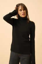 Jersey Cuello Vuelto - Lexie - Negro