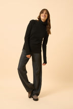 Jersey Cuello Vuelto - Lexie - Negro