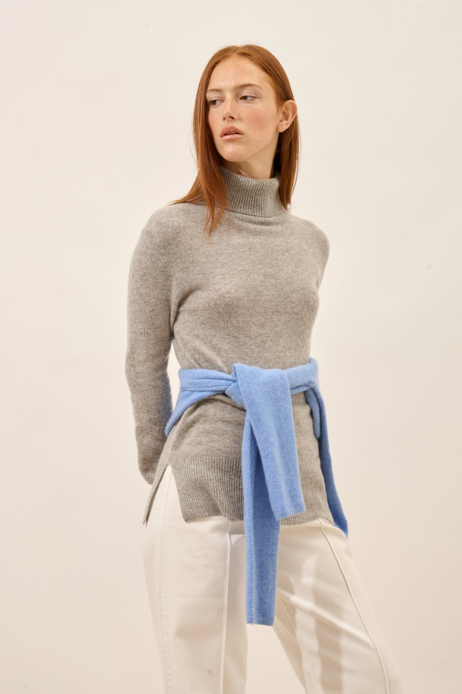 Pull Col Roulé - Lexie - Nuage Chiné