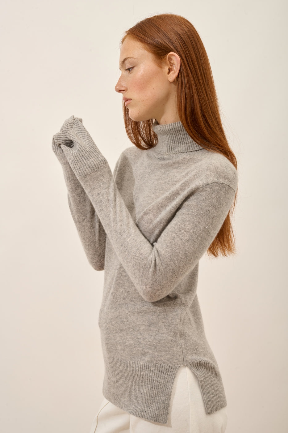 Pull Col Roulé - Lexie - Nuage Chiné