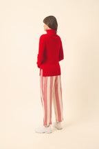 Jersey Cuello Vuelto - Lexie - Rojo