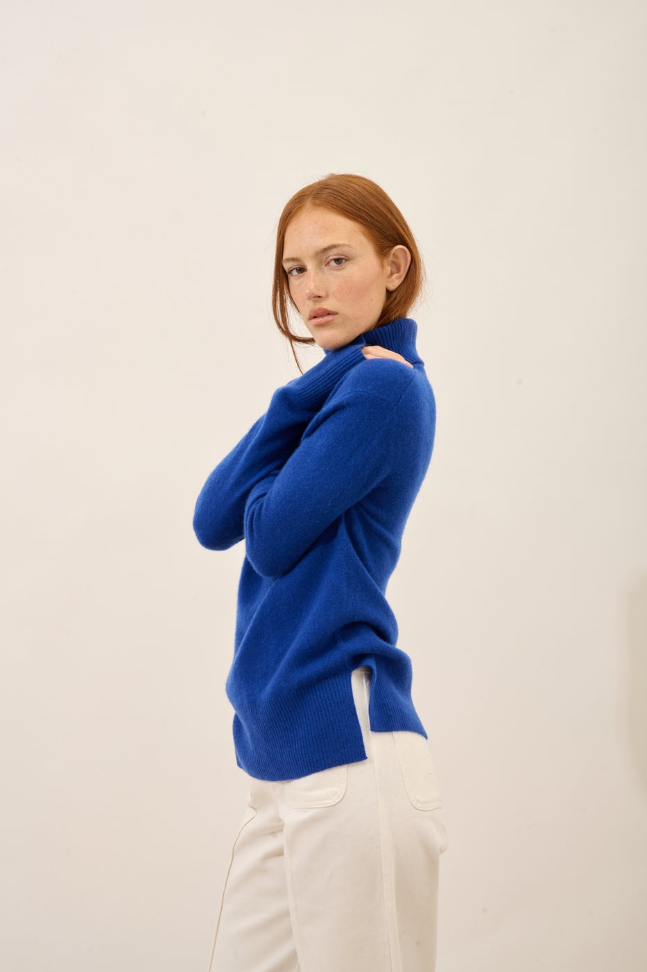 Pull Col Roulé - Lexie - Outremer