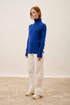 Pull Col Roulé - Lexie - Outremer