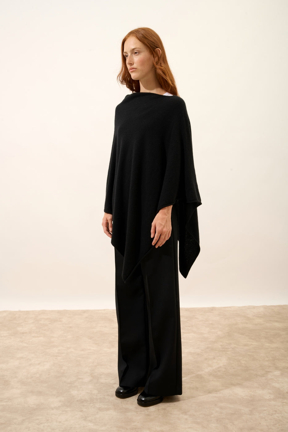 Poncho - Meredith - Noir