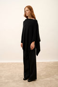 Poncho - Meredith - Noir
