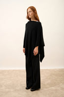Poncho - Meredith - Noir