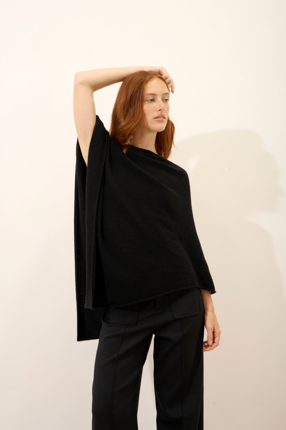 Poncho - Meredith - Noir