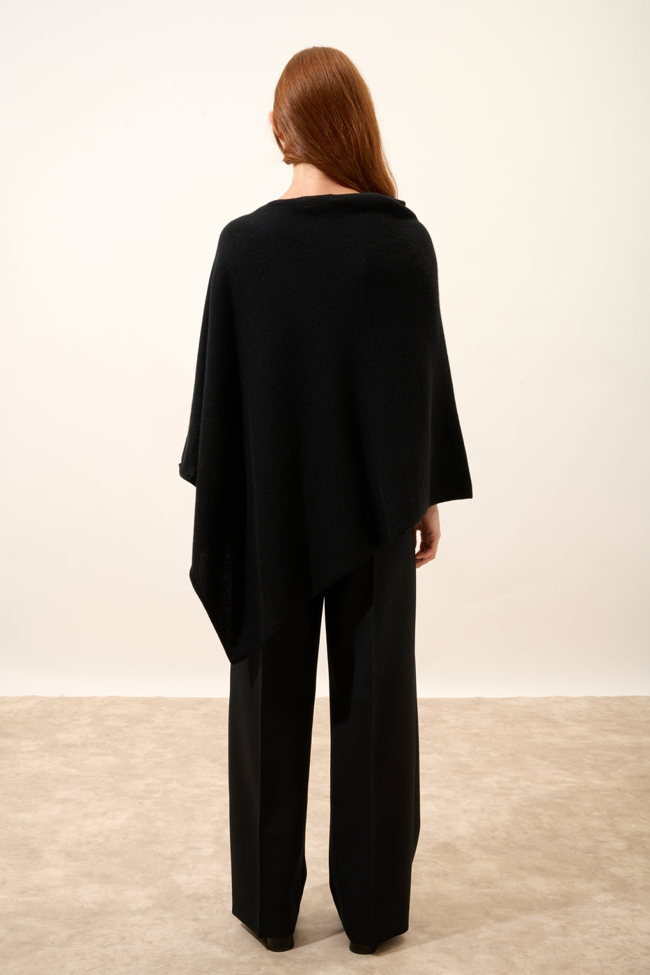 Poncho - Meredith - Noir