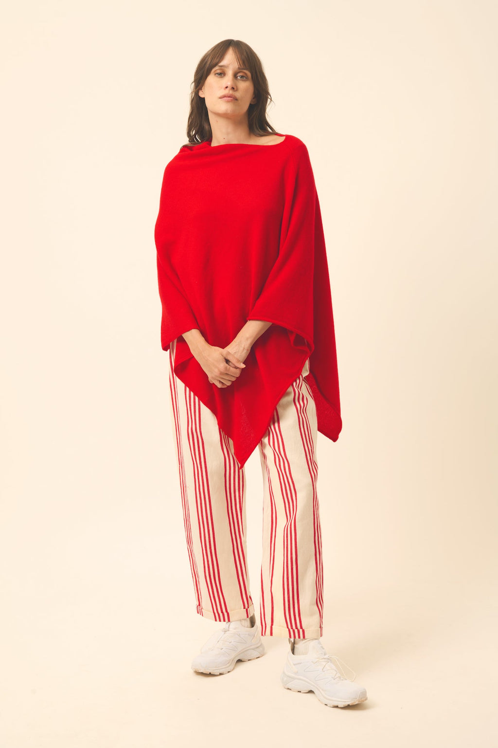 Poncho - Meredith - Rojo
