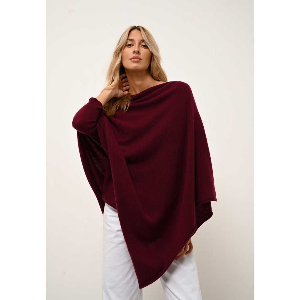 Poncho - Meredith - Bordeaux
