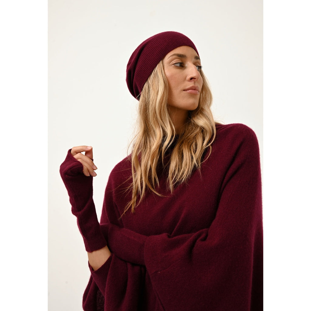 Poncho - Meredith - Bordeaux