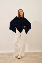 Poncho - Meredith - Navy